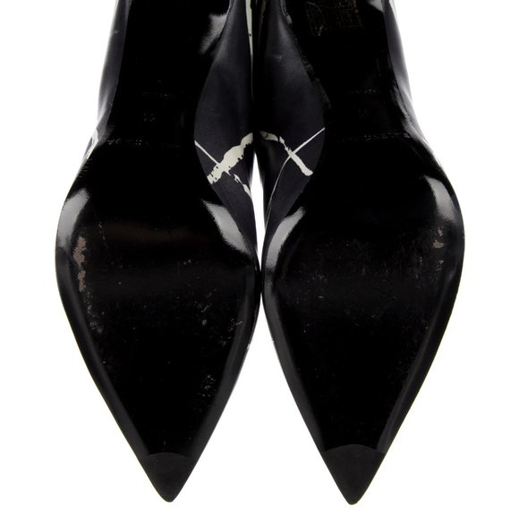 Balenciaga Windowpane Knee Boots - Picture 5 of 6